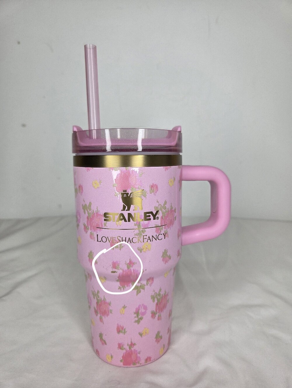 STANLEY 20oz for Love Shack Fancy Ibiza Sunset Pink Tumbler Limited Edition - Picture 11 of 12